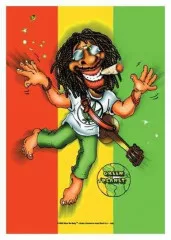 Poster Flag Rastaman