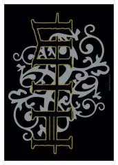 Poster Flag HIM - Gold & Silver Logo