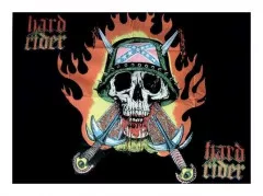 Posterfahne Hard Rider