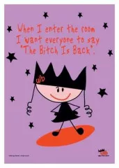 Poster Flag Ugly Little Bitch