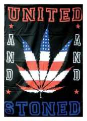Posterfahne United And Stoned