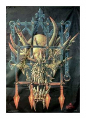 Posterfahne Skeletor