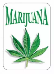 Sticker Set Marijuana