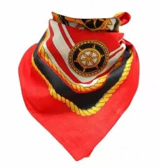 Bandana Head Scarf Red Captain
