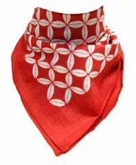 Bandana Head Wrap Scarf Red Checker
