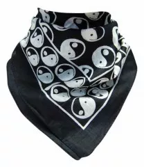 Bandana Head Wrap Scarf Mini Yin Yang