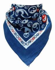 Bandana Kopftuch Blaue Yin Yang