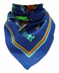 Blaues Bandana Halstuch Vögel