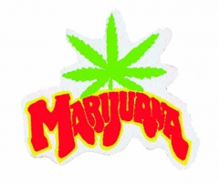 Aufnäher Marijuana