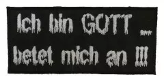 Aufnäher Ich Bin Gott