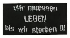 Patch Wir Müssen Leben