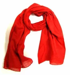 Cotton Scarf Red
