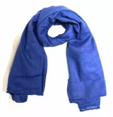 Cotton Scarf Dark Blue