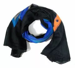 Printed Cotton Scarf Feather