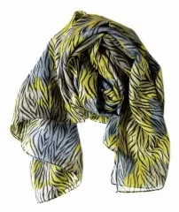 Printed Polyester Scarf Tiger Pattern