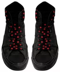 Red Skull Shoelaces