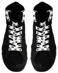 Schnürsenkel Mit Totenköpfe