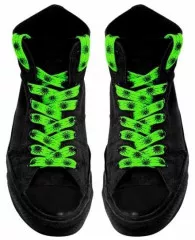 Schnürsenkel Grün Spinnennetz