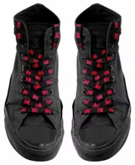 Red Skull Shoelaces
