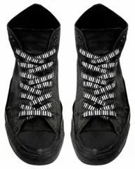 Schnürsenkel Klaviermuster