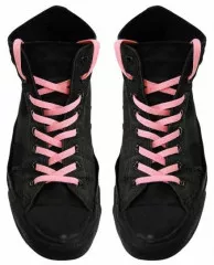 Glow Pink Shoelaces