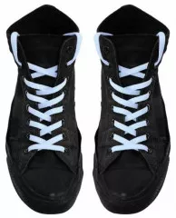 Glow Light Blue Shoelaces