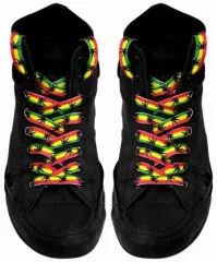 Rasta Cannabis Shoelaces