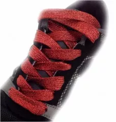 Glitter Red Shoelaces