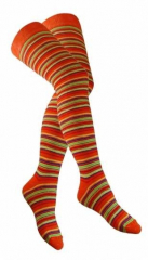 Over Knee Thigh Socks Striped Multicolour