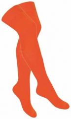 Over Knee Strümpfe Neon Orange