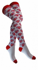 Over Knee Thigh Socks United Kingdom Hearts