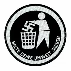 Patch Halte Deine Umwelt sauber
