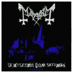 Aufnäher Mayhem De Mysteriis Dom Sathana