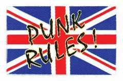 Patch Union Jack Punk Rules