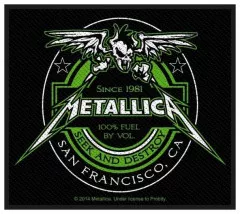 Aufnäher Metallica Beer Label