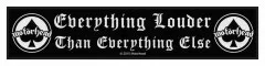 Motörhead Everything Louder Superstrip Patch