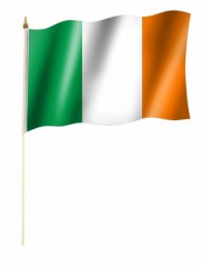 Ireland Hand Flag