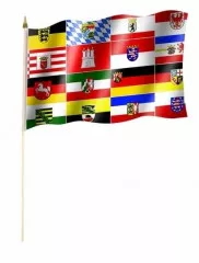 16 Bundesländer Stockfahnen