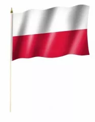 Polen Stockfahnen