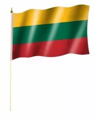 Lithuania Hand Flag