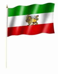 Alt Iran Stockfahnen