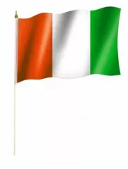 Ivory Coast Hand Flag