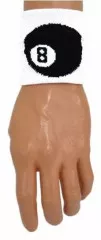 Sweatband White 8 Ball