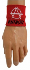 Schweißband Rot Anarchie