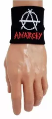 Schweißband Schwarz Anarchie