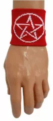 Sweatband Red Pentagramm