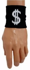 Schweißband Schwarz Dollar