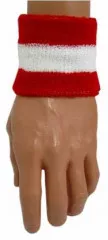 Sweatband Red and White