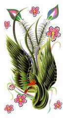 Tattoo Sticker Peacock
