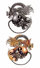 Skull Tattoo Sticker